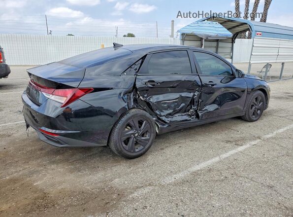 5NPLM4AG4MH019826 2021 HYUNDAI ELANTRA Black უკანა მარჯვენა