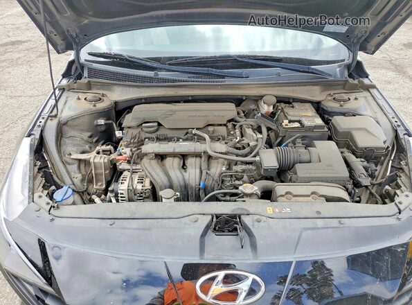 5NPLM4AG4MH019826 2021 HYUNDAI ELANTRA Black უკანა სალონის ხედი