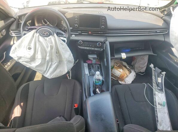 5NPLM4AG4MH024282 2021 HYUNDAI ELANTRA Серый Вид панели приборов