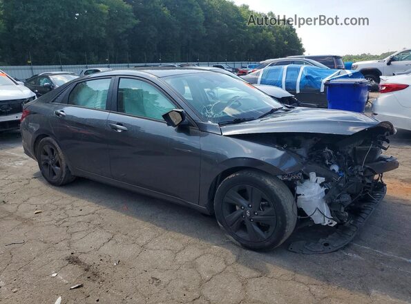 5NPLM4AG4MH024282 2021 HYUNDAI ELANTRA Серый Передняя правая четверть