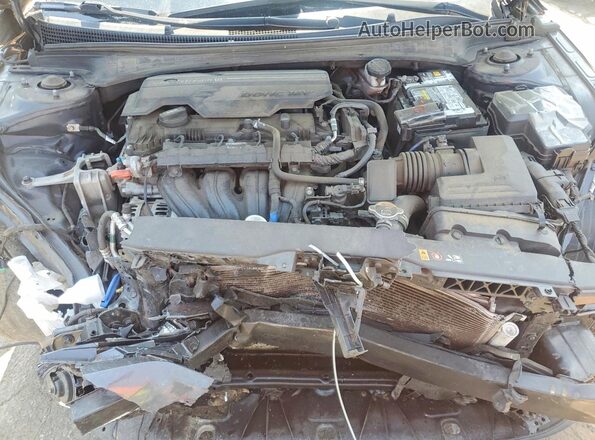 5NPLM4AG4MH024282 2021 HYUNDAI ELANTRA Серый Вид задней части салона