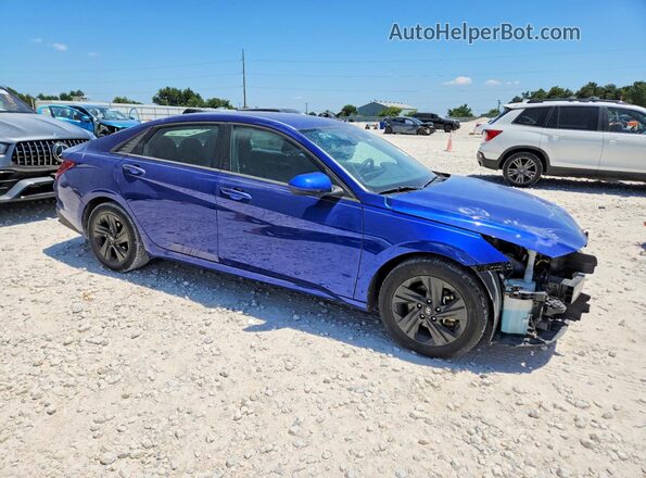 5NPLM4AG4MH031166 2021 HYUNDAI ELANTRA Blue Առջևի աջ