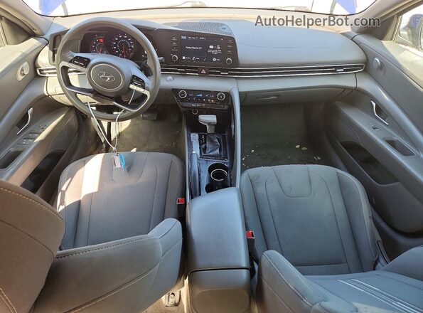 5NPLM4AG4MH037646 2021 HYUNDAI ELANTRA Blue წინა პანელის ხედი