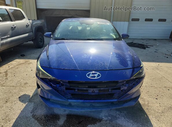 5NPLM4AG4MH037646 2021 HYUNDAI ELANTRA Blue სალონის 360-გრადუსიანი ხედი