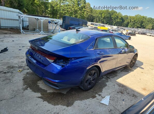 5NPLM4AG4MH037646 2021 HYUNDAI ELANTRA Blue 