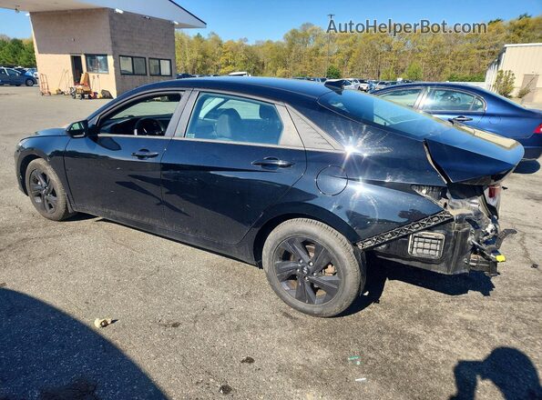 5NPLM4AG4NH054058 2022 HYUNDAI ELANTRA Black Հետևի ձախ