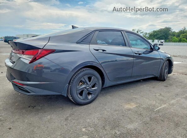 5NPLM4AG4NH067375 2022 HYUNDAI ELANTRA Gray უკანა მარჯვენა