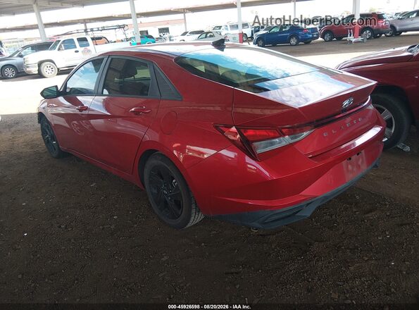 5NPLM4AG4PH092845 2023 HYUNDAI ELANTRA Red Rear left