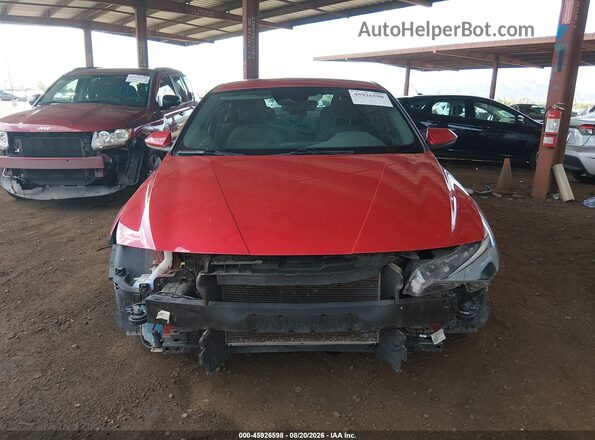5NPLM4AG4PH092845 2023 HYUNDAI ELANTRA Red Rear interior view