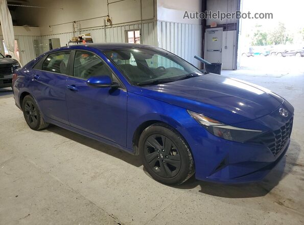 5NPLM4AG4PH102273 2023 HYUNDAI ELANTRA Синий Передняя правая четверть