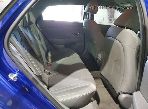 5NPLM4AG4PH102273 2023 HYUNDAI ELANTRA Синий Вид задних сидений