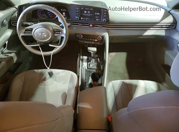 5NPLM4AG4PH102273 2023 HYUNDAI ELANTRA Синий Вид панели приборов