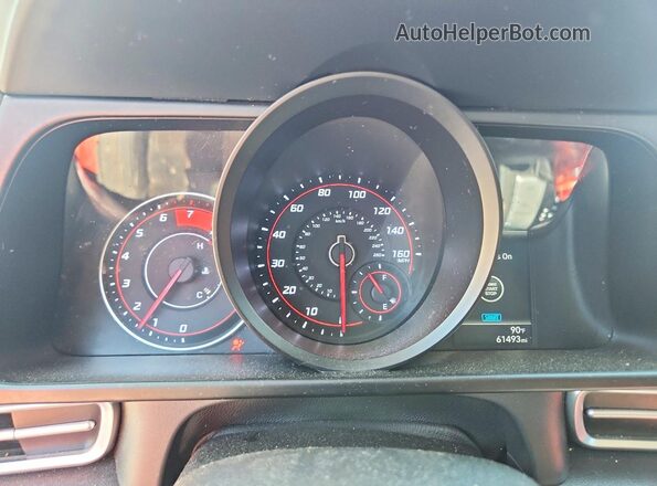 5NPLM4AG4PH109126 2023 HYUNDAI ELANTRA Red Widok zestawu wskaźników