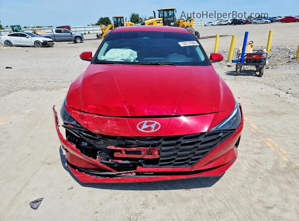 5NPLM4AG4PH109126 2023 HYUNDAI ELANTRA Red Widok z przodu