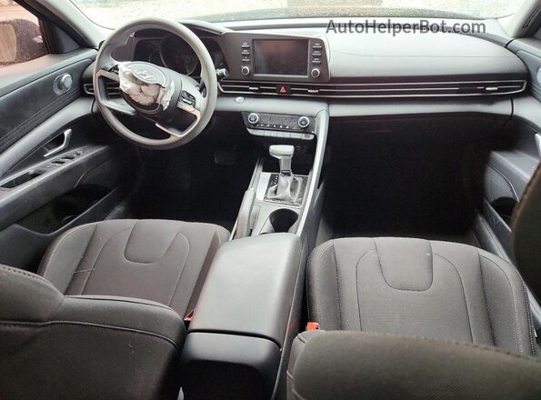 5NPLM4AG5MH022430 2021 HYUNDAI ELANTRA Black Вид панелі приладів