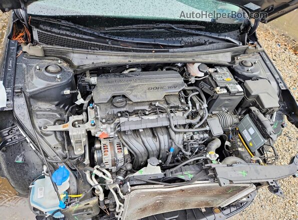 5NPLM4AG5MH022430 2021 HYUNDAI ELANTRA Black Вид задньої частини салону