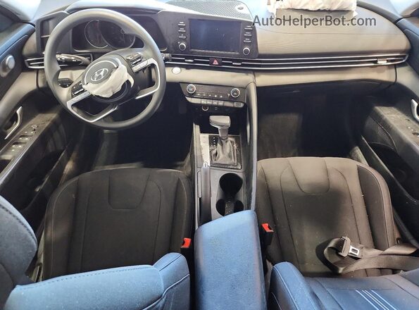 5NPLM4AG5MH042712 2021 HYUNDAI ELANTRA White Вид панелі приладів