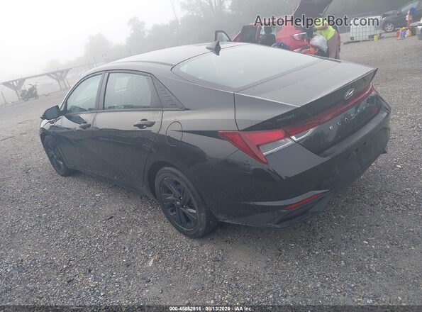 5NPLM4AG5NH069717 2022 HYUNDAI ELANTRA Black უკანა მარცხენა