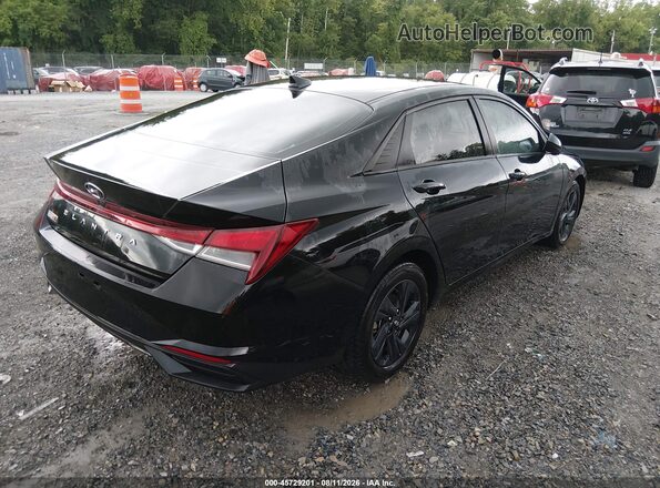 5NPLM4AG5NH078904 2022 HYUNDAI ELANTRA Black Tył prawy
