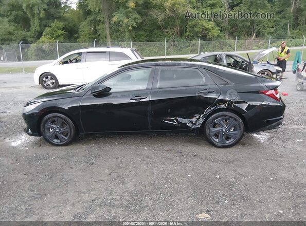 5NPLM4AG5NH078904 2022 HYUNDAI ELANTRA Black Widok wnętrza 360 stopni