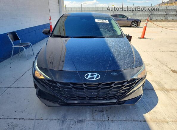 5NPLM4AG6MH029094 2021 HYUNDAI ELANTRA Black Դիմացի տեսք