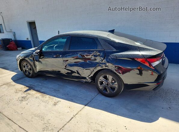 5NPLM4AG6MH029094 2021 HYUNDAI ELANTRA Black Հետևի ձախ