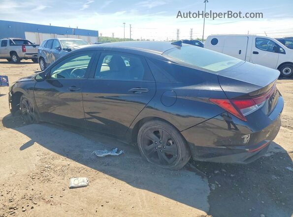 5NPLM4AG6MH051306 2021 HYUNDAI ELANTRA Черный Задняя левая четверть