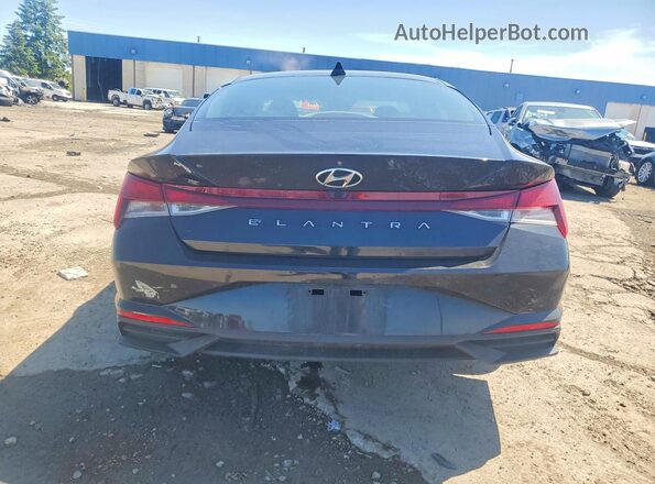 5NPLM4AG6MH051306 2021 HYUNDAI ELANTRA Черный Вид сзади