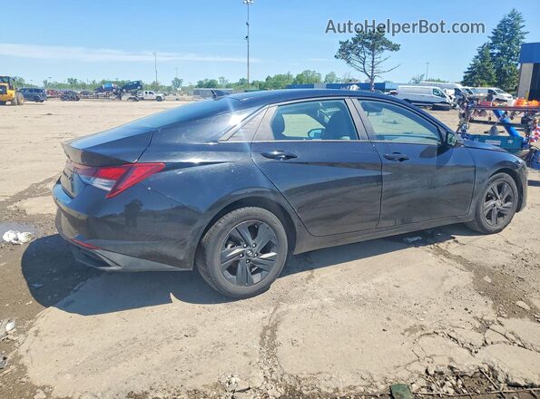 5NPLM4AG6MH051306 2021 HYUNDAI ELANTRA Черный Задняя правая четверть