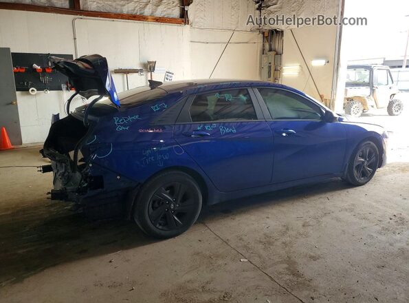 5NPLM4AG6NH060847 2022 HYUNDAI ELANTRA Blue Tył prawy