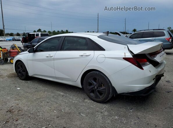5NPLM4AG6NH067121 2022 HYUNDAI ELANTRA White Задня ліва чверть