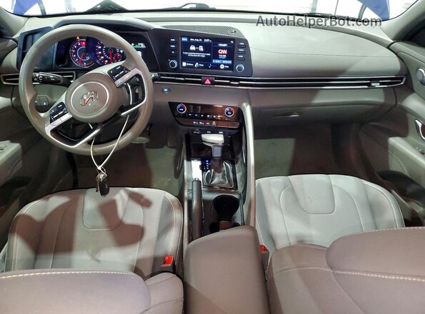 5NPLM4AG6PH103716 2023 HYUNDAI ELANTRA Синий Вид панели приборов