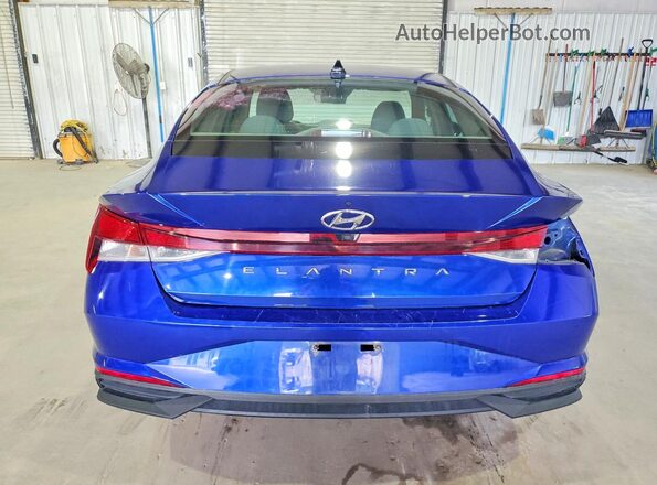 5NPLM4AG6PH103716 2023 HYUNDAI ELANTRA Синий Вид сзади