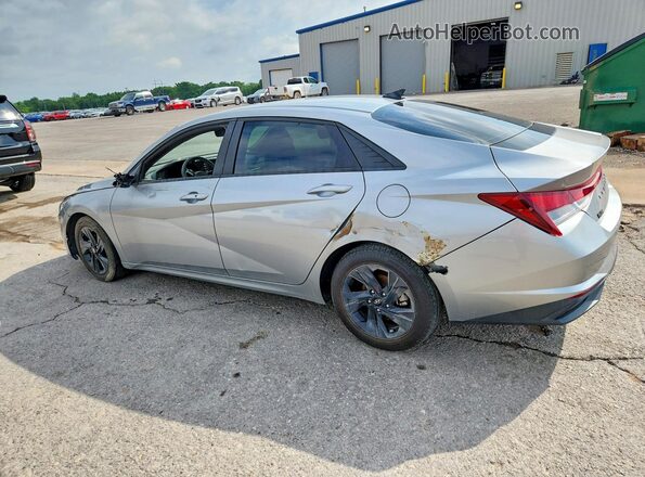 5NPLM4AG7MH019979 2021 HYUNDAI ELANTRA Серебряный Задняя левая четверть