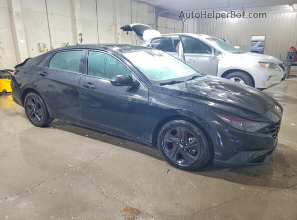 5NPLM4AG7MH046230 2021 HYUNDAI ELANTRA Black Delantero derecho