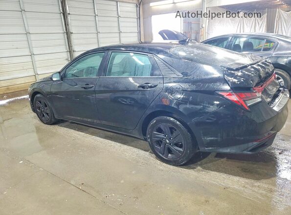 5NPLM4AG7MH046230 2021 HYUNDAI ELANTRA Black Trasero izquierdo