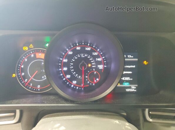 5NPLM4AG7MH046230 2021 HYUNDAI ELANTRA Black Vista del cuadro de instrumentos
