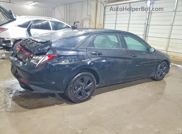 5NPLM4AG7MH046230 2021 HYUNDAI ELANTRA Black Trasero derecho
