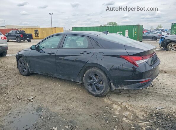 5NPLM4AG7NH075826 2022 HYUNDAI ELANTRA Black Rear left