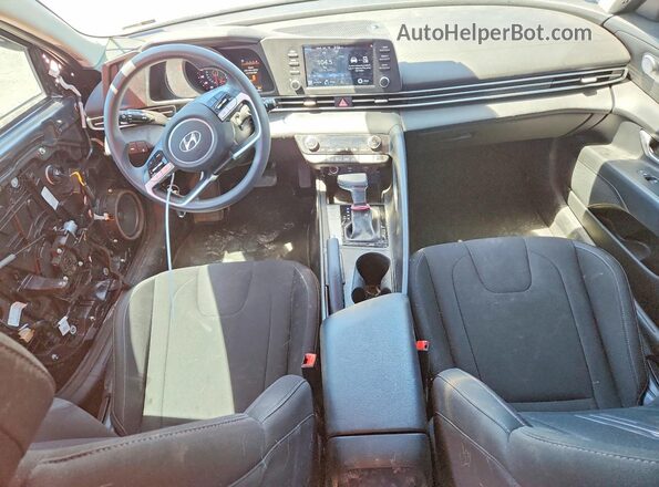 5NPLM4AG8MH002950 2021 HYUNDAI ELANTRA Gray წინა პანელის ხედი
