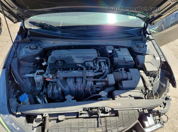 5NPLM4AG8MH002950 2021 HYUNDAI ELANTRA Gray უკანა სალონის ხედი