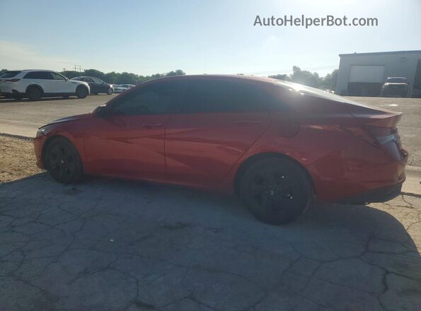 5NPLM4AG8MH009400 2021 HYUNDAI ELANTRA Red Հետևի ձախ