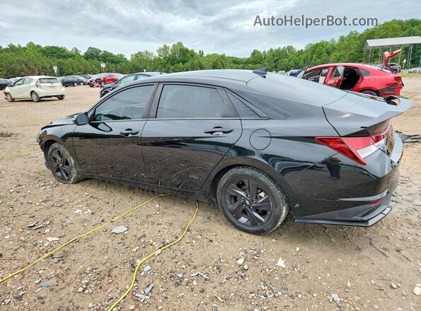5NPLM4AG8MH035446 2021 HYUNDAI ELANTRA Черный Задняя левая четверть