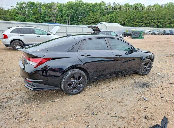 5NPLM4AG8MH035446 2021 HYUNDAI ELANTRA Черный Задняя правая четверть