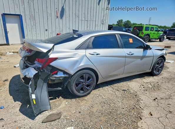 5NPLM4AG8MH039383 2021 HYUNDAI ELANTRA Gray Rear right