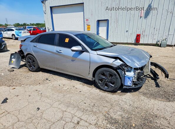 5NPLM4AG8MH039383 2021 HYUNDAI ELANTRA Gray Front right