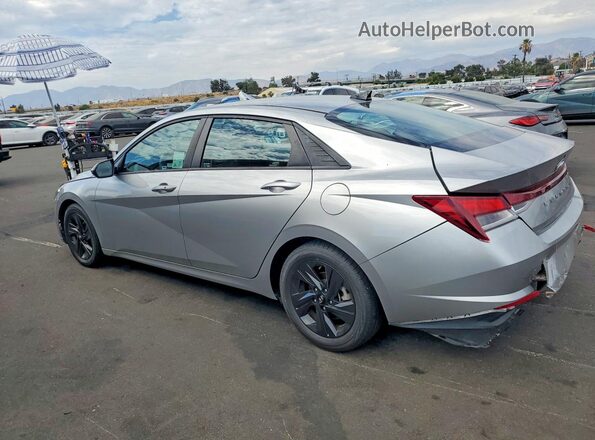 5NPLM4AG8MH045409 2021 HYUNDAI ELANTRA Silver Rear left