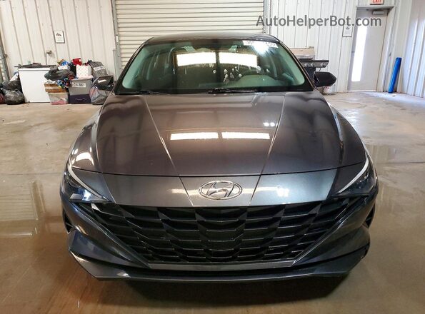 5NPLM4AG8NH077620 2022 HYUNDAI ELANTRA Black Front view