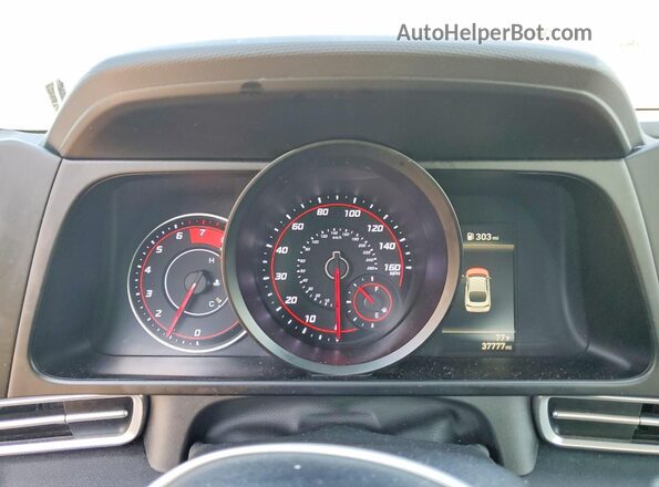 5NPLM4AG8NH077620 2022 HYUNDAI ELANTRA Black Instrument cluster view