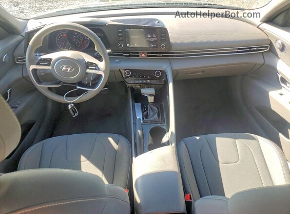 5NPLM4AG8NH078847 2022 HYUNDAI ELANTRA Charcoal Առջևի վահանակի տեսք